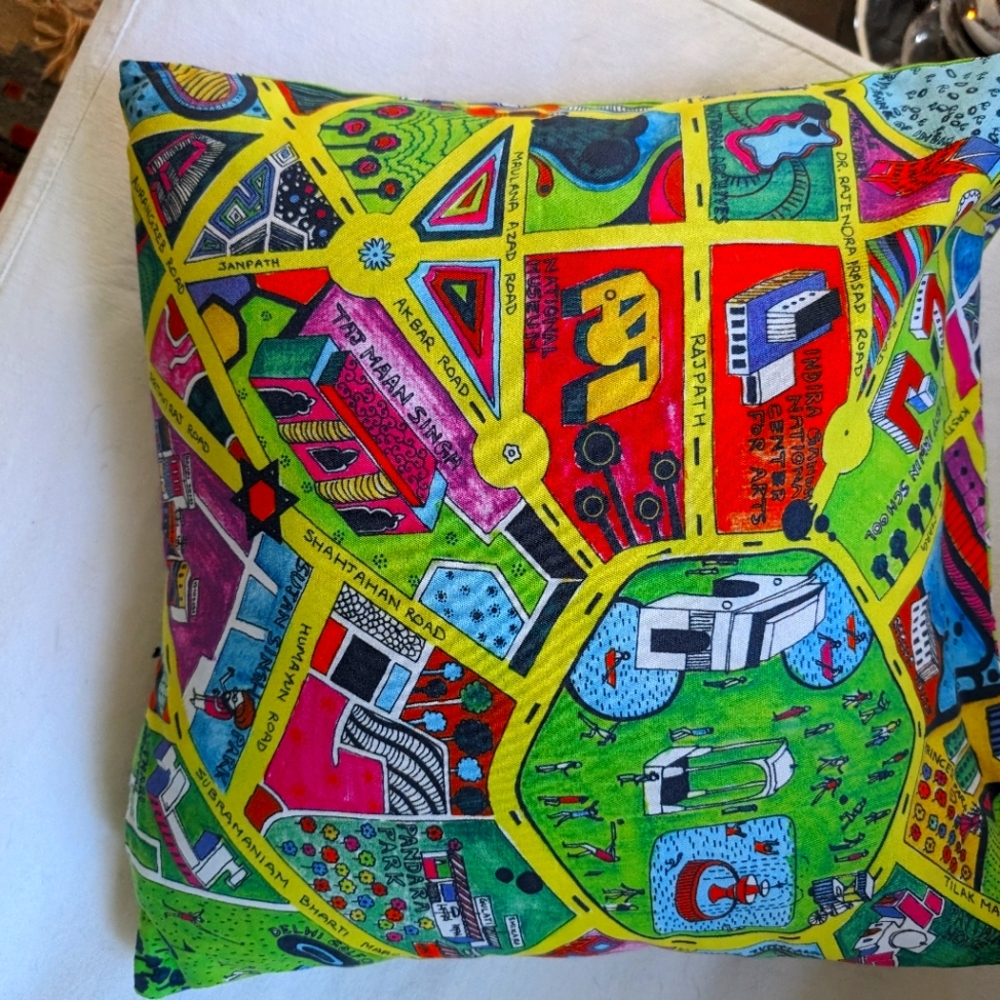 2 Reversible Pillow Covers from Delhi, India